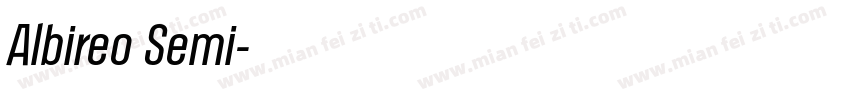 Albireo Semi字体转换